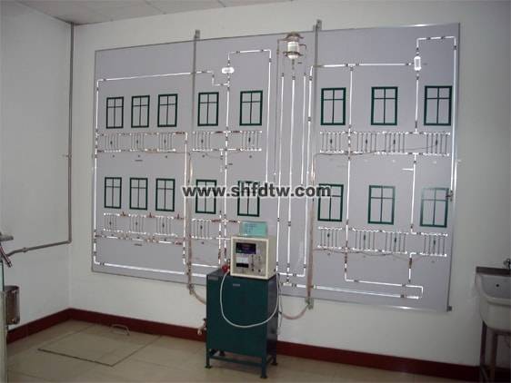 採暖系統模擬演示裝置，採暖系統教學實訓裝置