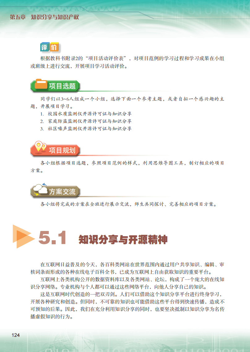 2026粵教版高中資訊科技選擇性必修6《開源硬體專案設計》電子課本