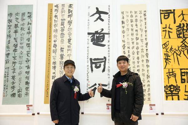 大道同心薪火相傳 譚石光師生書法篆刻展長沙啟幕