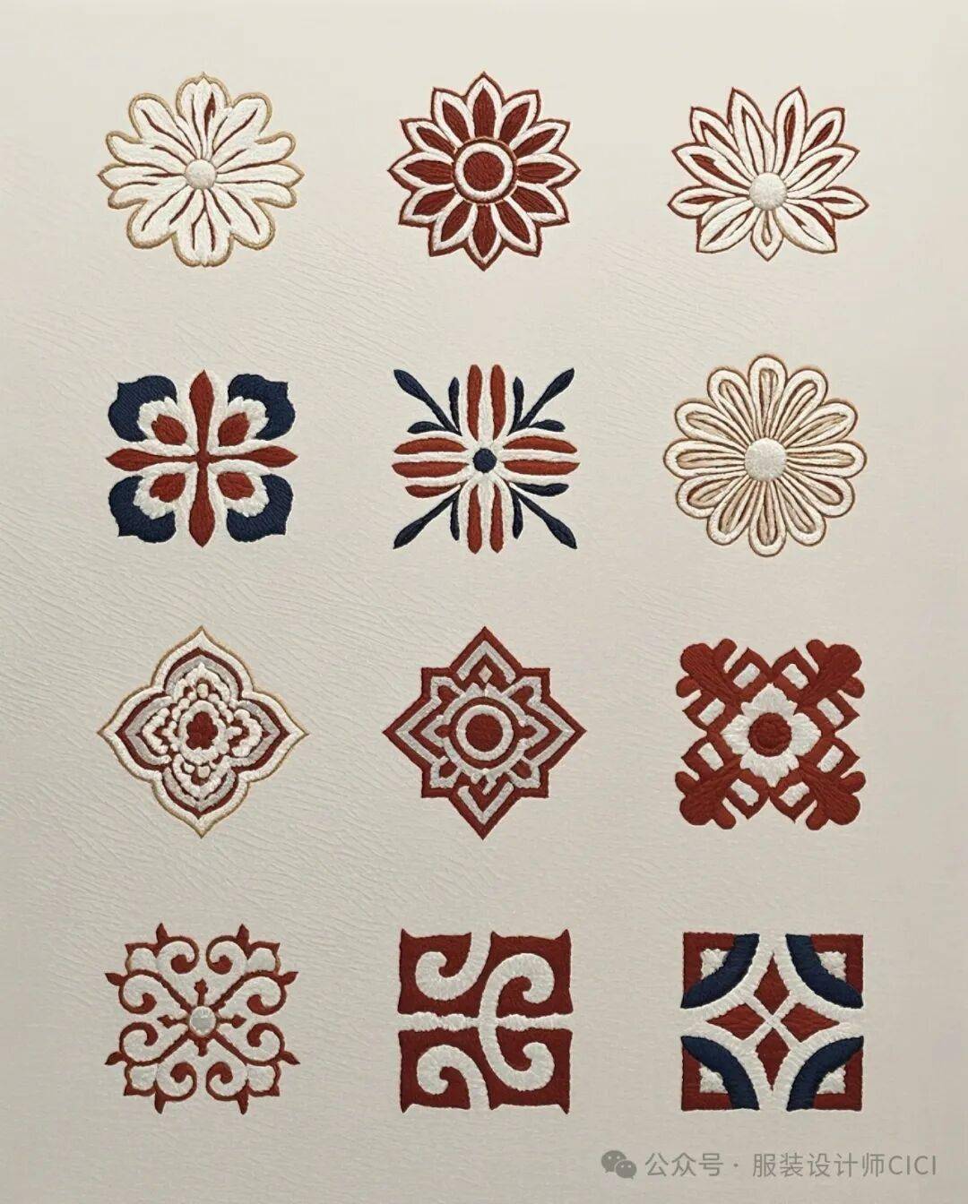 國風古韻-刺繡紋飾紋樣圖案設計分享!