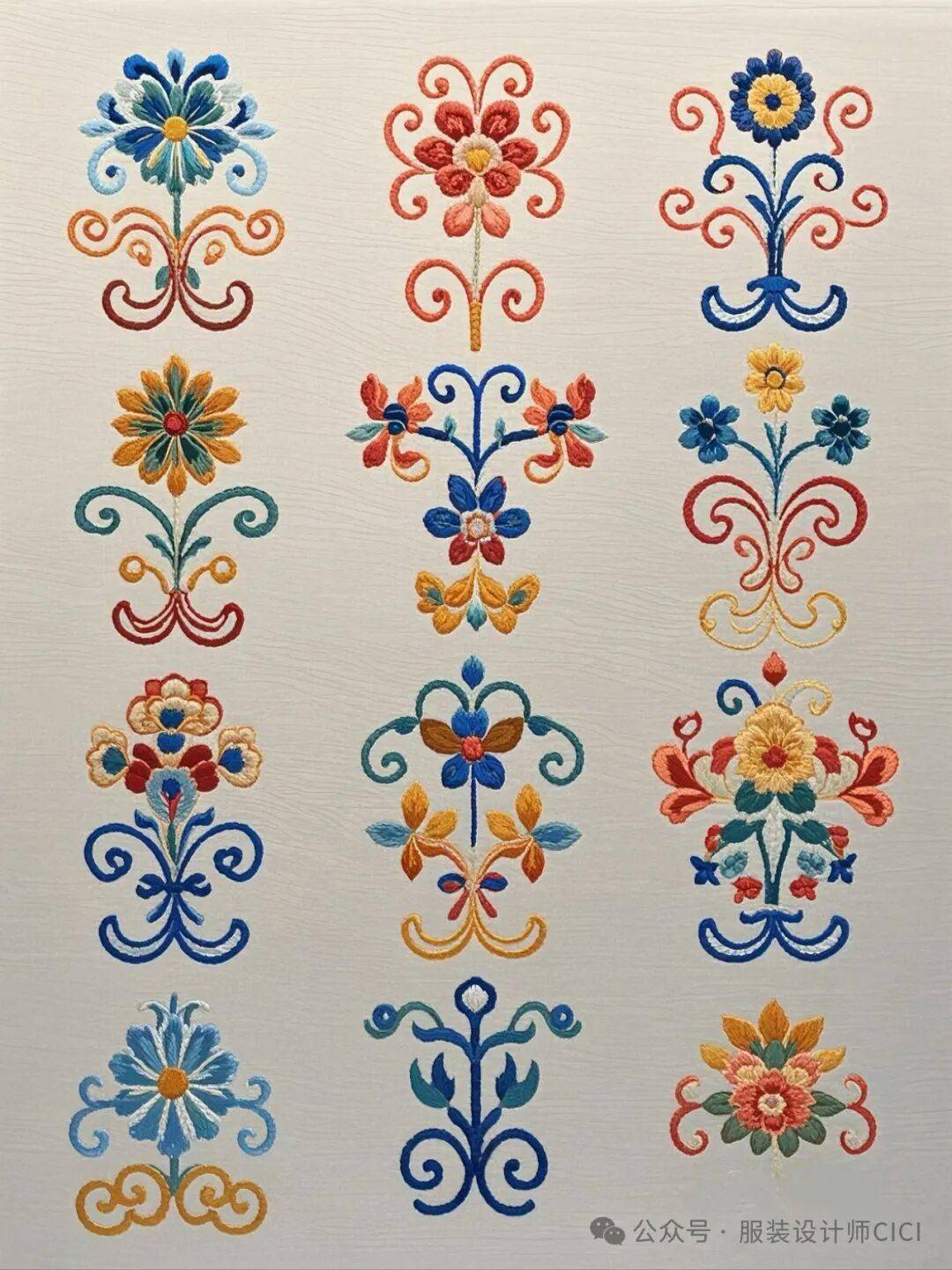 國風古韻-刺繡紋飾紋樣圖案設計分享!